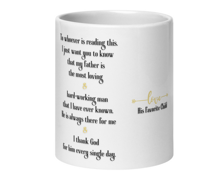 Loyalty Gift Collection Father's Day White Glossy Mug