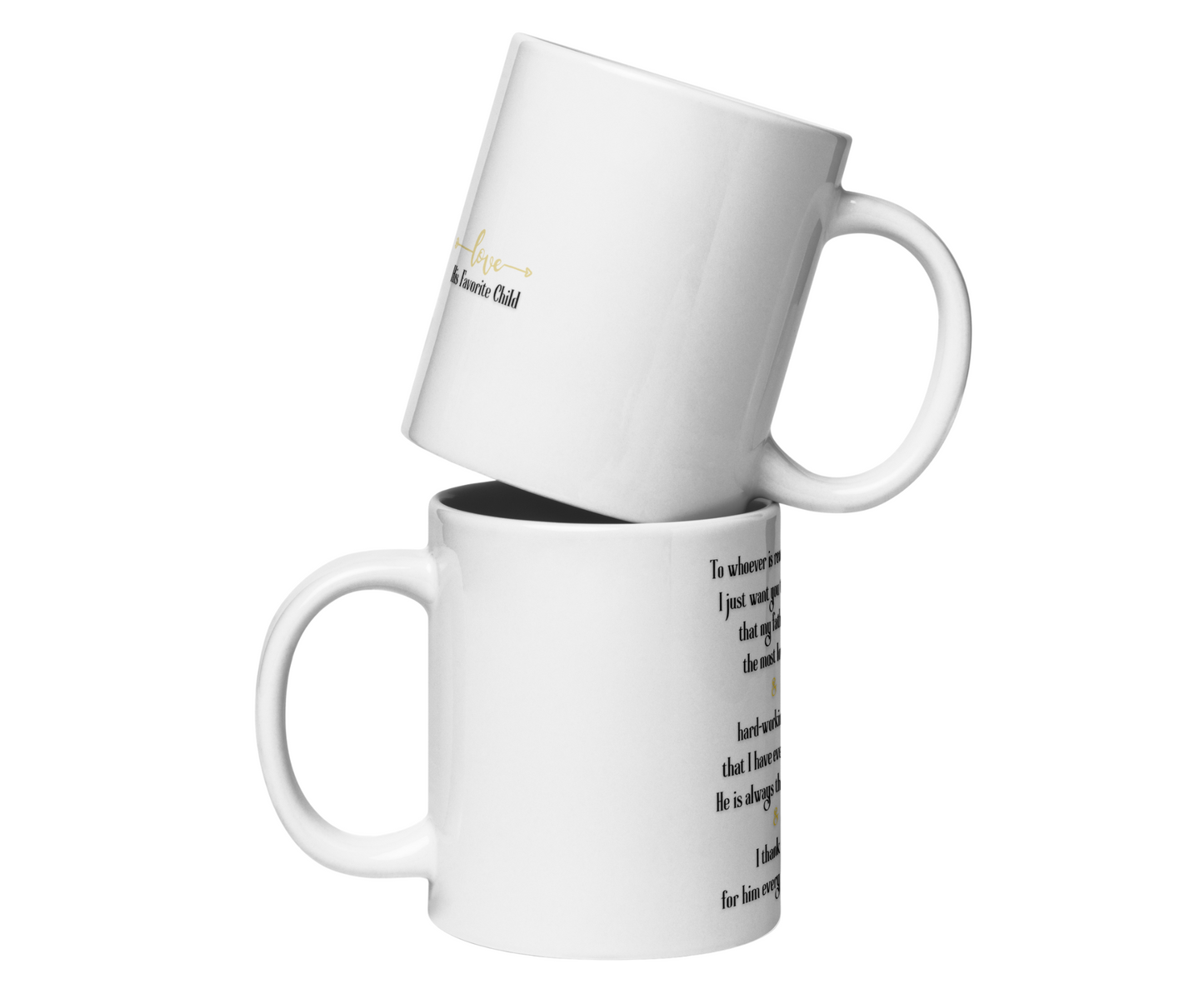 Loyalty Gift Collection Father's Day White Glossy Mug