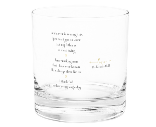 Loyalty Gift Collection Father's Day Rocks Glass