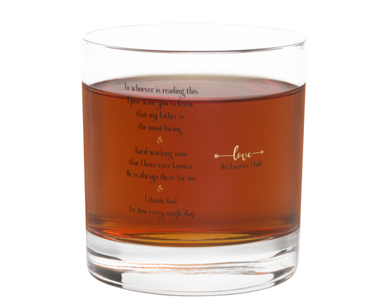 Loyalty Gift Collection Father's Day Rocks Glass