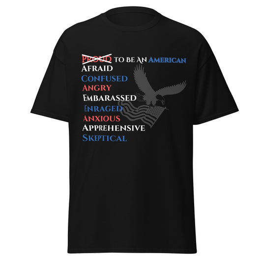 P.T.L.B Proud to be an American Emotional T Shirt