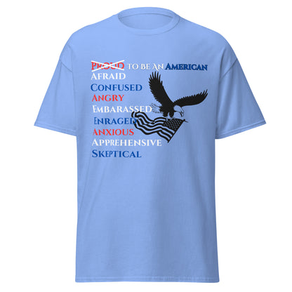 P.T.L.B Proud to be an American Emotional T Shirt