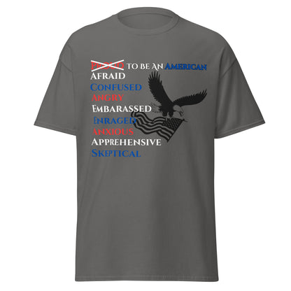 P.T.L.B Proud to be an American Emotional T Shirt