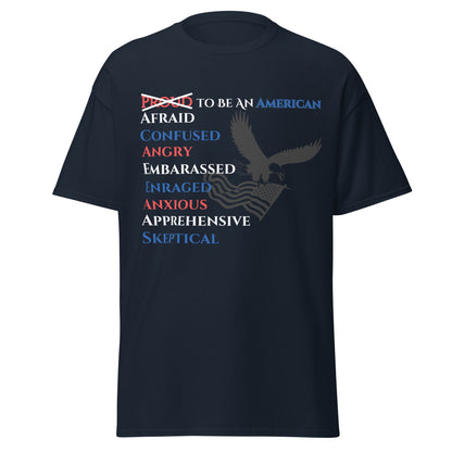 P.T.L.B Proud to be an American Emotional T Shirt